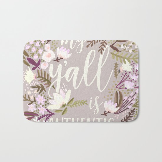 My Y'all is Authentic – Spring Palette Bath Mat