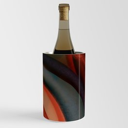 Southwestern Sunset 3 contemporary abstract  Wine Chiller