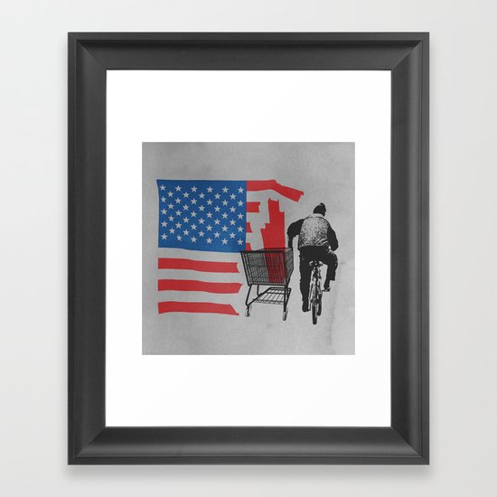 Scrapped Framed Art Print