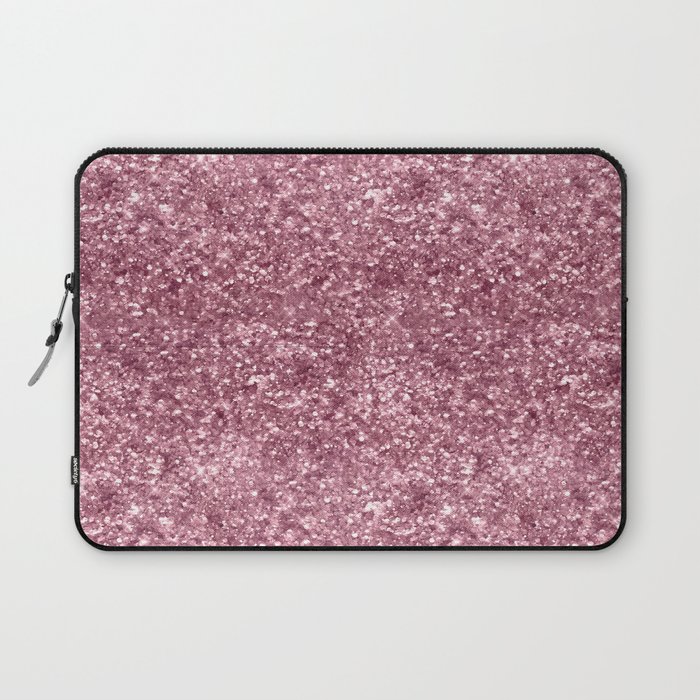 Luxury Pink Glitter Pattern Laptop Sleeve