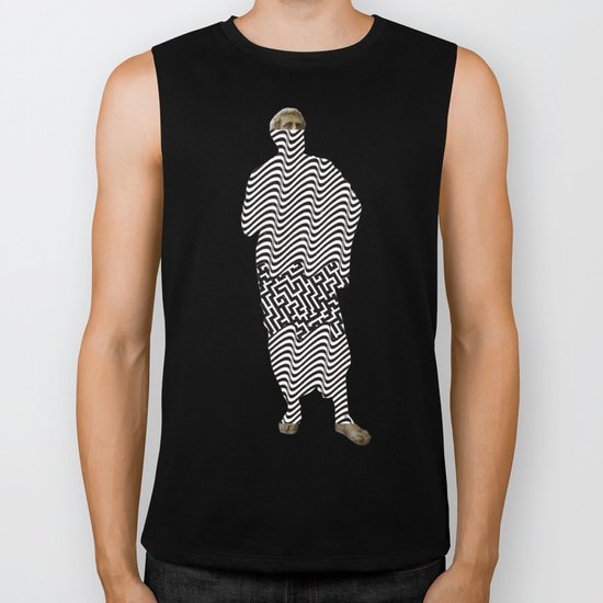 Statue statically PinkMan Biker Tank