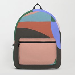 Travel Mug Pattern Backpack | Graphicdesign, Pop Art, Colorful, Modern, Colorblock, Blockart, Pattern, Pink, Digital 