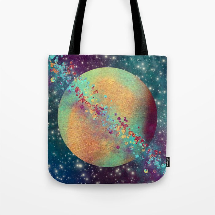 Color Planet Tote Bag