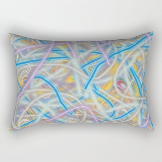 Satin Waves Rectangular Pillow