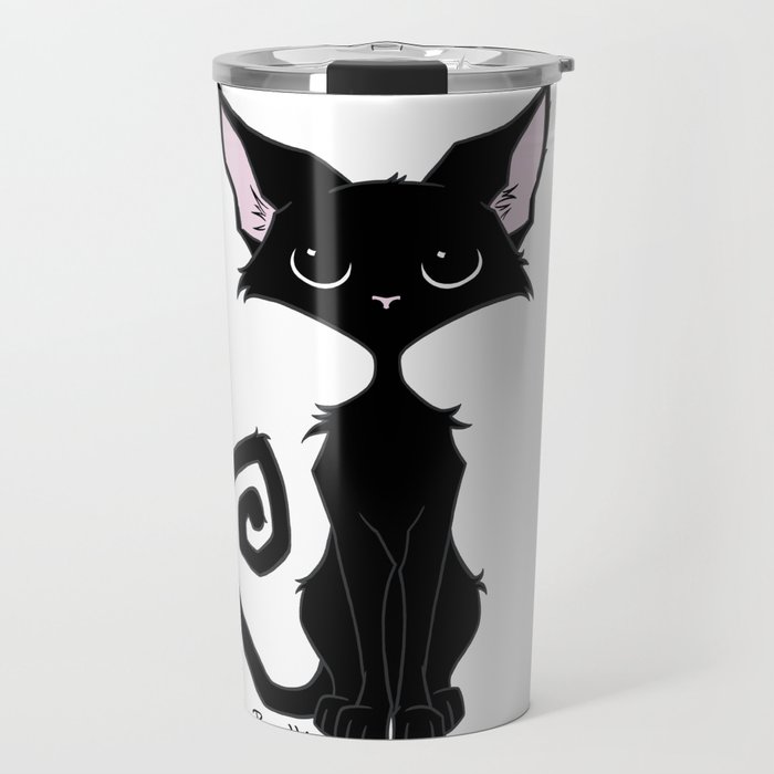 Black Cat Travel Mug