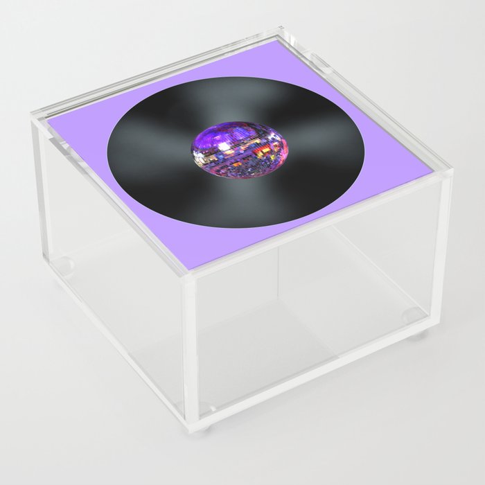 Disco Vinyl Record Acrylic Box