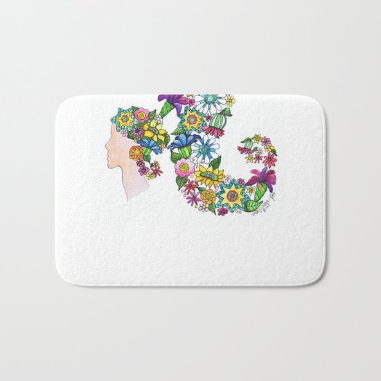 Blooming Bath Mat