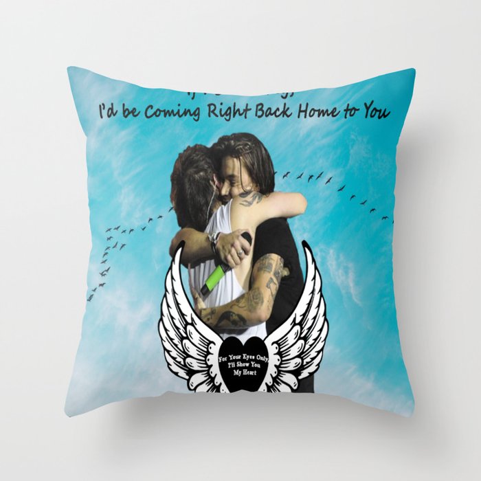 Larry Stylinson- If I Could Fly Throw Pillow