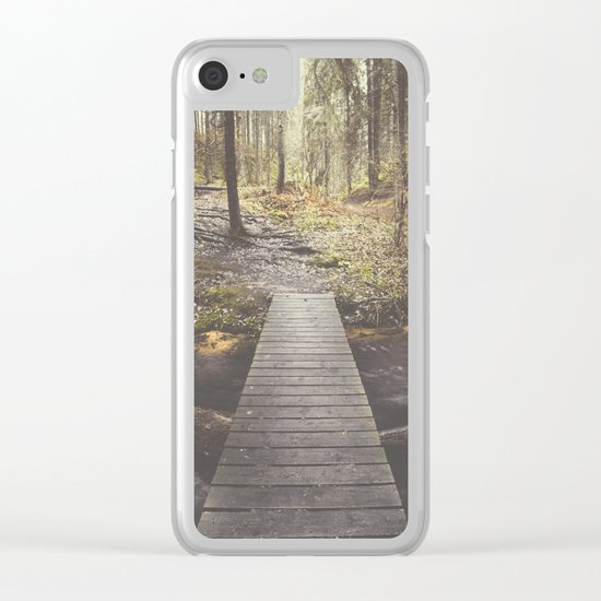My home, the forest Clear iPhone Case