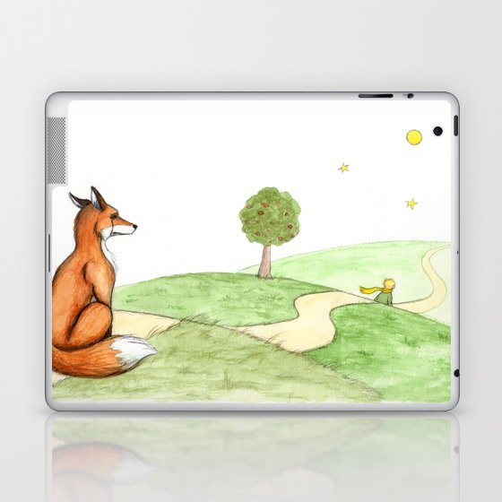 The little Prince and the Fox Laptop & iPad Skin
