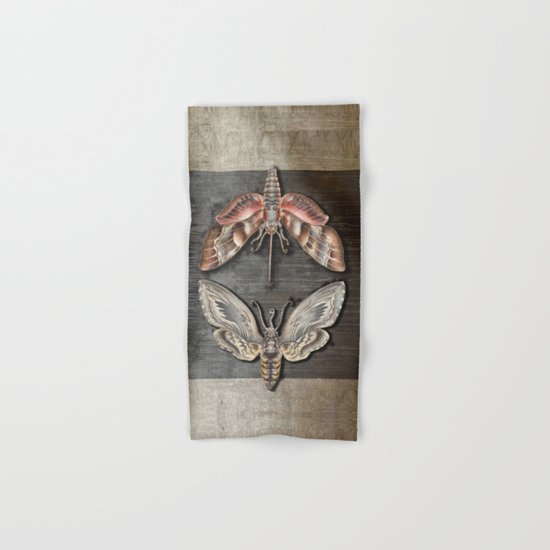 The circle of the moths Hand & Bath Towel