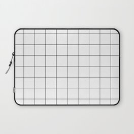 White Grid  /// pencilmeinstationery.com Laptop Sleeve