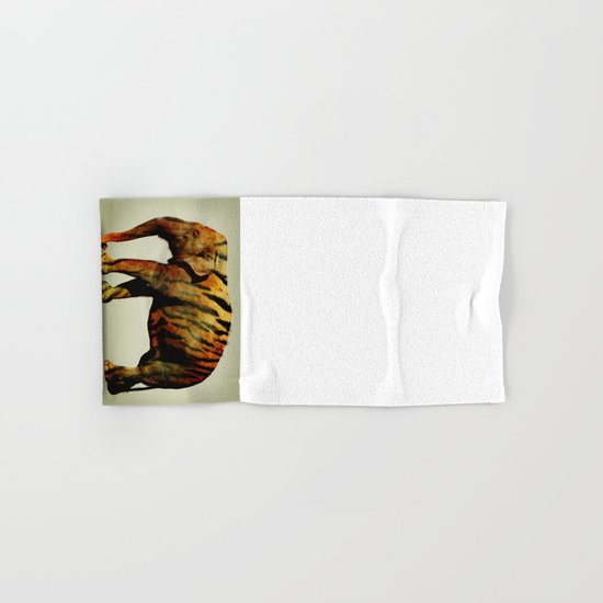 Tiger Elephant Hand & Bath Towel