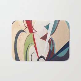 What Do You Call THAT Variant? Bath Mat | Graphicdesign, Abstract, Curated, Repro, Newportbeach, Surf, Contemporary, America, Opposing, Beach 