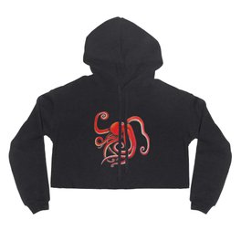 Octopus Hoody | Painting, Swim, Fish, Tentacles, Arcylicpaint, Swimming, Arms, Suctioncups, Red, Octpus 