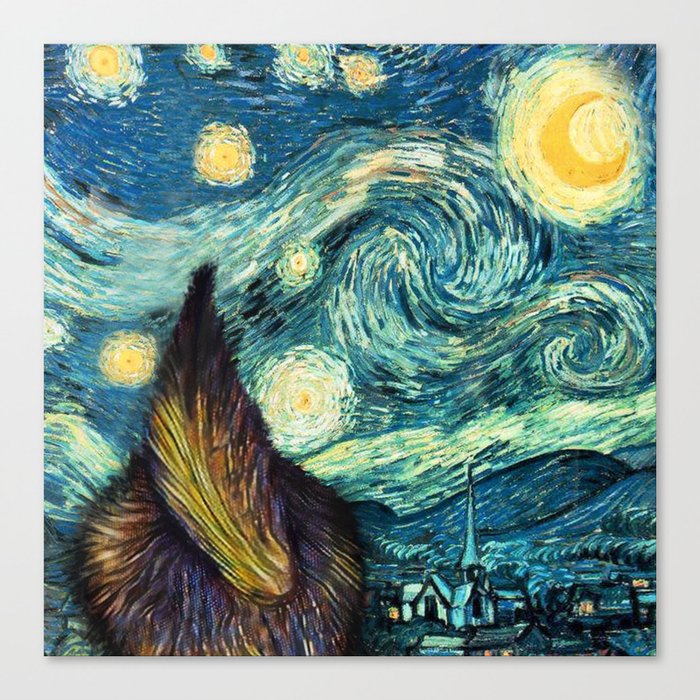 Miko's Starry Night Canvas Print