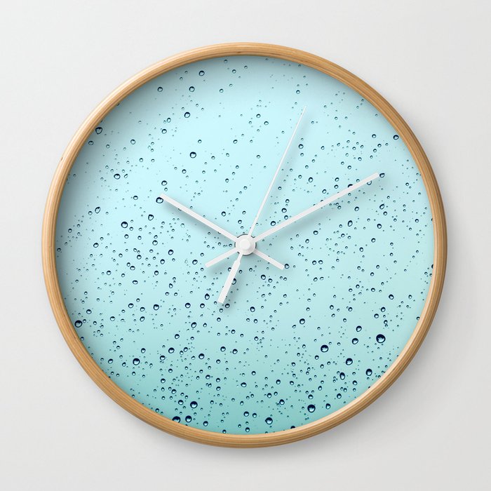 Droplets Wall Clock
