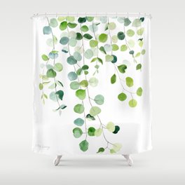 Eucalyptus Watercolor 6 Shower Curtain