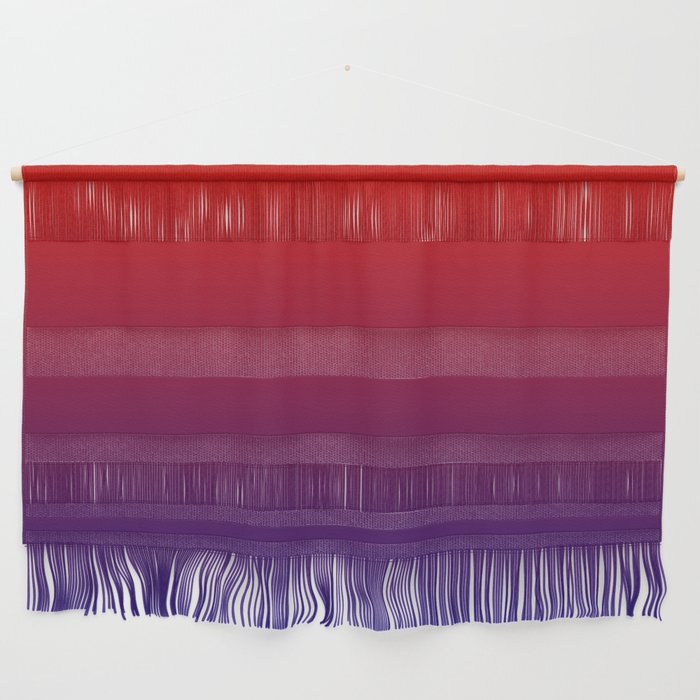 DARK RED & NAVY BLUE COLOR GRADIENT Wall Hanging