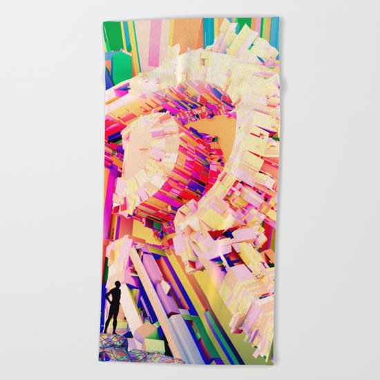 No. 26 Zine - Letter R Beach Towel