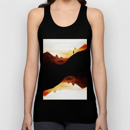 Red wasteland Unisex Tank Top