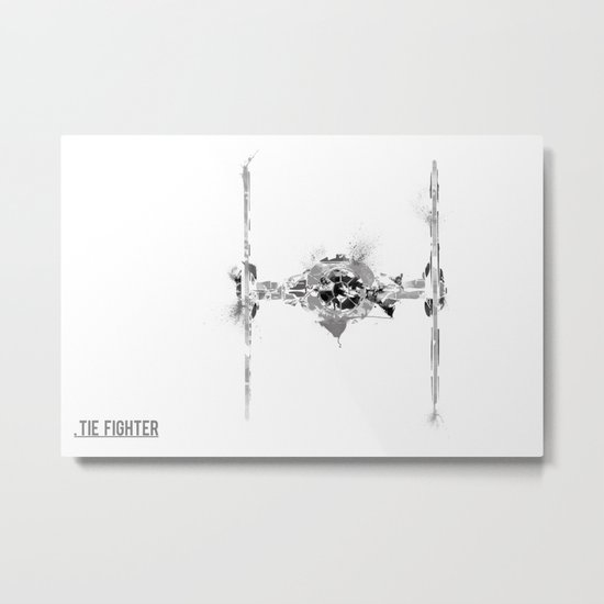 Star Wars Vehicle Tie Fighter Metal Print