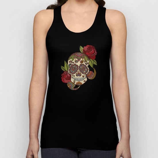 Sugar Skull Unisex Tank Top