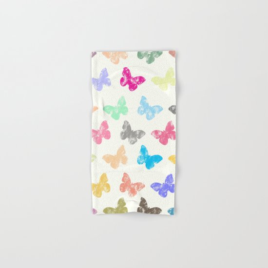 Colorful butterflies Hand & Bath Towel