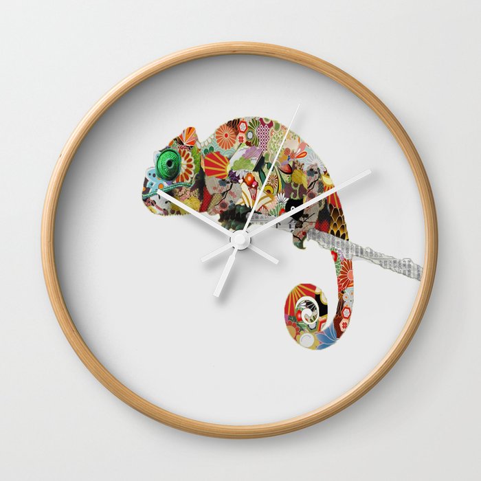 Chameleon Wall Clock
