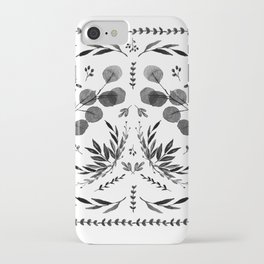 Black and white scence iPhone Case