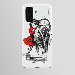 A Girl and Her Spider Android Case
