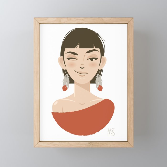 Redd Framed Mini Art Print