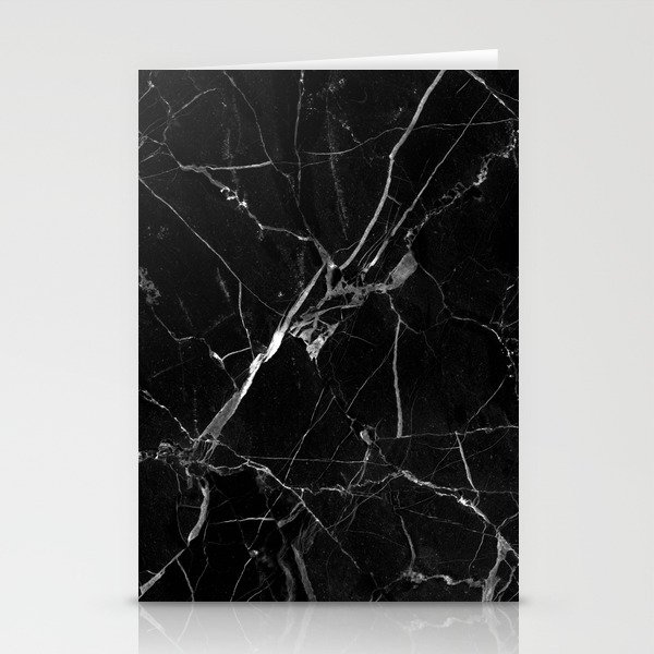 Black Marble Stationery Cards
