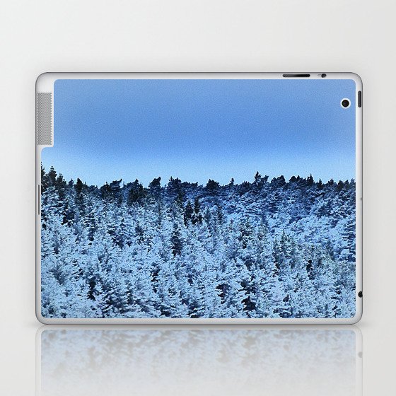 Spring Snow in the Scottish Highlands in I Art  Laptop & iPad Skin