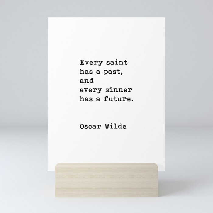 Oscar Wilde Quote Mini Art Print