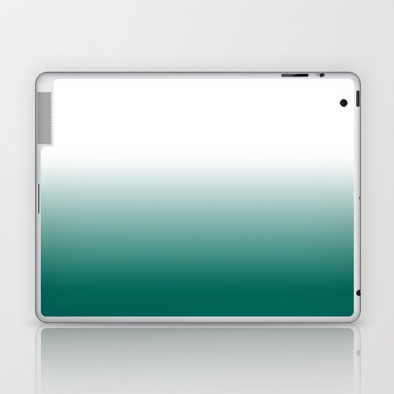 MISTY FOREST GREEN COLOR Laptop & iPad Skin