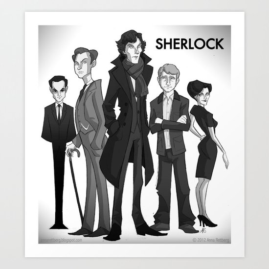 Sherlock Art Print