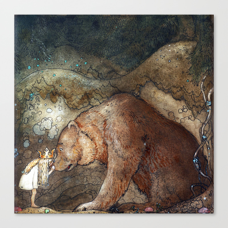 Among Gnomes And Trolls Canvas Print By Splatterpunk Society6