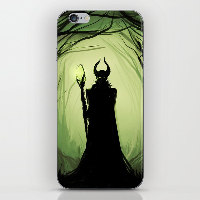 Maleficent woods iPhone Skin