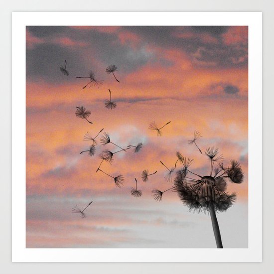 And the days went by Art Print
