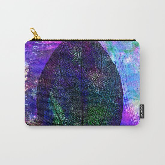 Blue leaf Carry-All Pouch