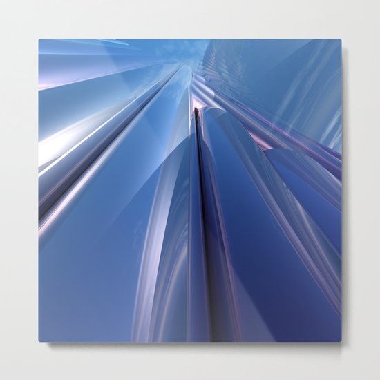 Skyward Reflections Metal Print