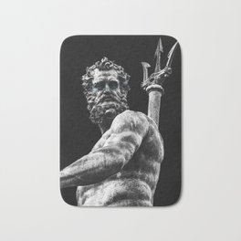 Poseidon  Bath Mat | Roman, Earthquakes, God, Religion, Storms, Ancient, Trident, Greek, Drawing, Olumpian 