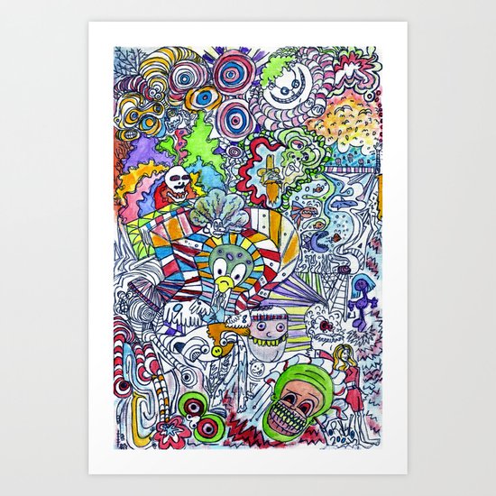 FUNHOUSE Art Print