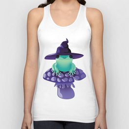 Frog Witch Unisex Tank Top
