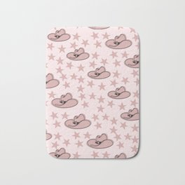 Pink! Cowboy! Bath Mat