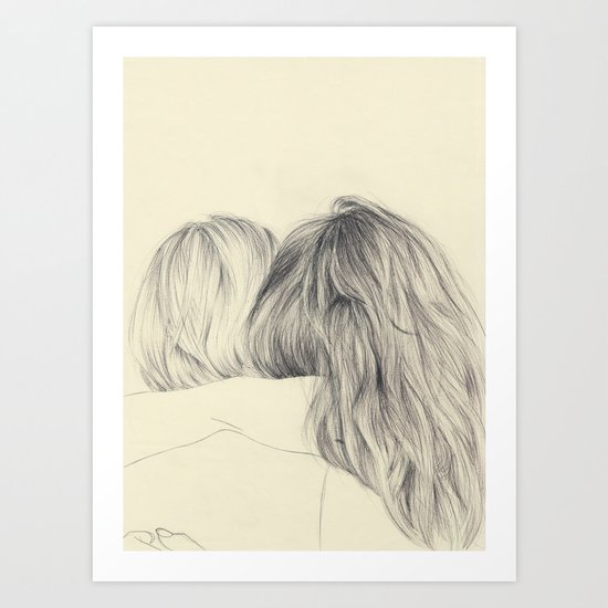 hair Art Print