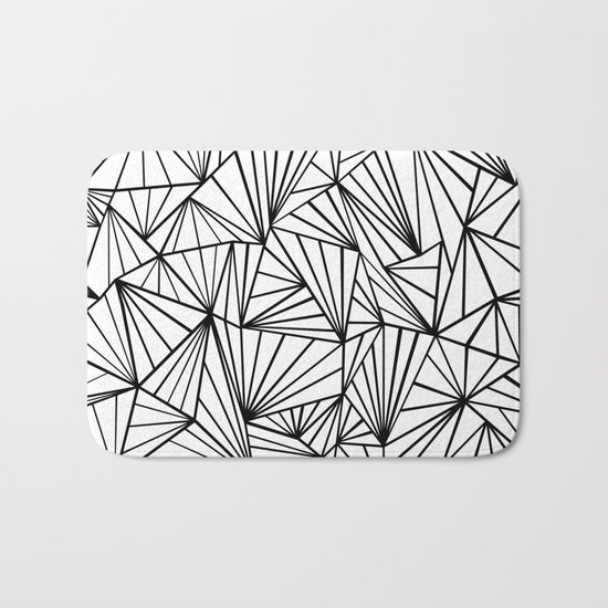 Ab Fan #2 White Bath Mat
