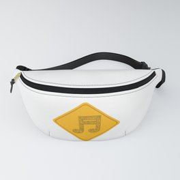Music Lovers | music notes pattern | Musician Art Fanny Pack