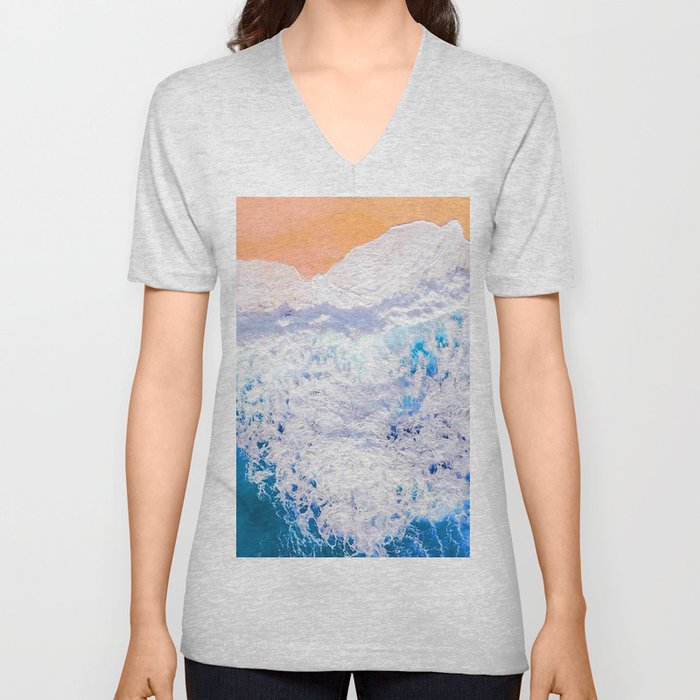 Just Beachy V Neck T Shirt